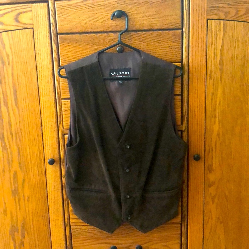 Wilson’s Leather Suede Front Vest